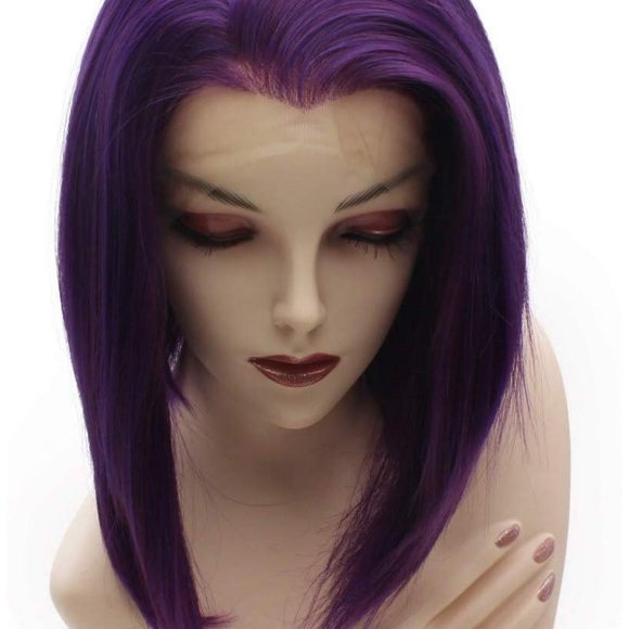 JULY  10” PURPLE LACE FRONT BOB WIG *NWT* ? main image 6